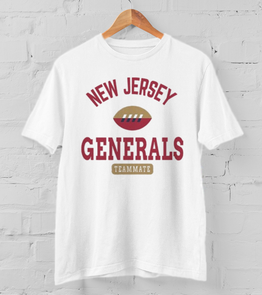 New Jersey Generals Teammate Football T-Shirt