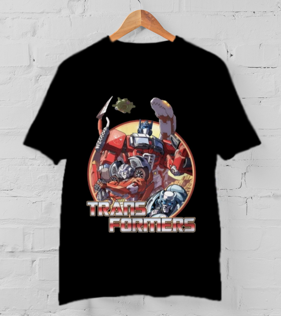 Transformers Autobots Optimus Prime And Dinobots T-Shirt