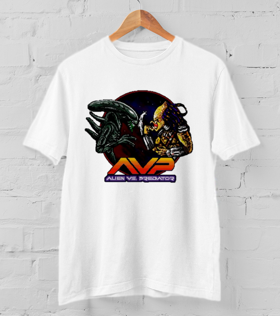 AVP Alien Vs. Predator Video Game Showdown T-Shirt