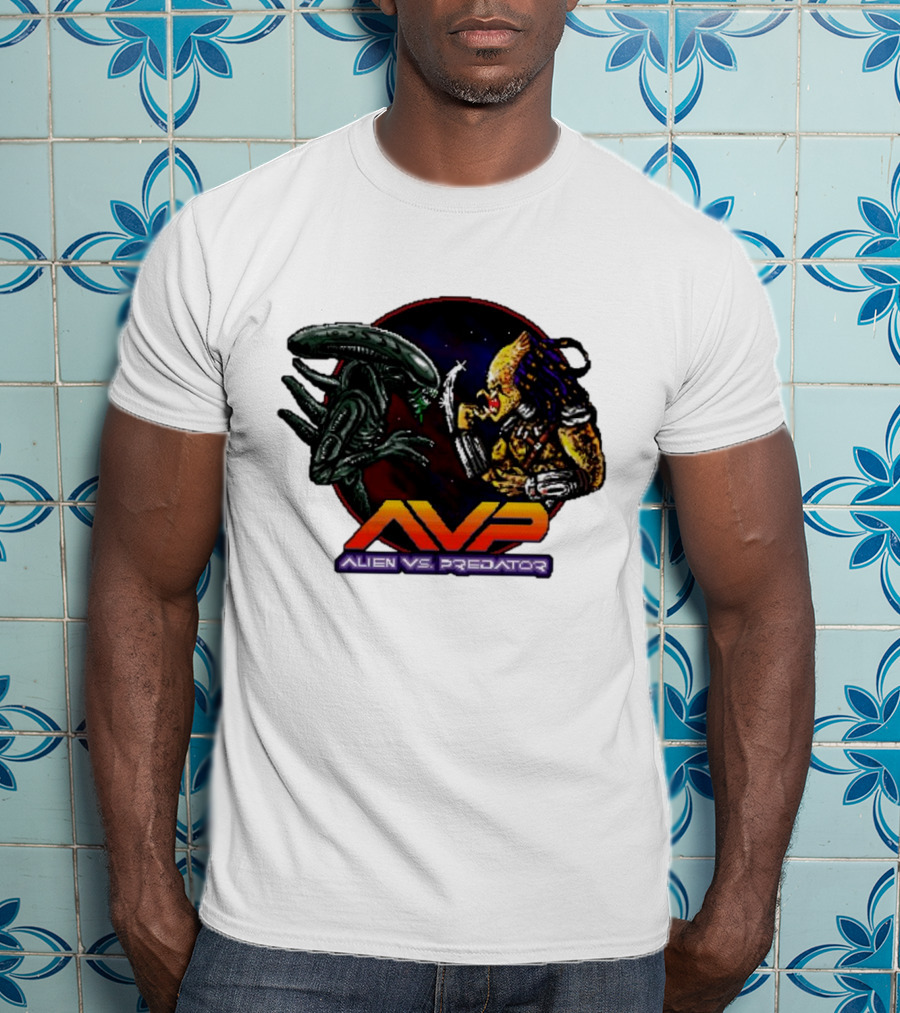 AVP Alien Vs. Predator Video Game Showdown T-Shirt
