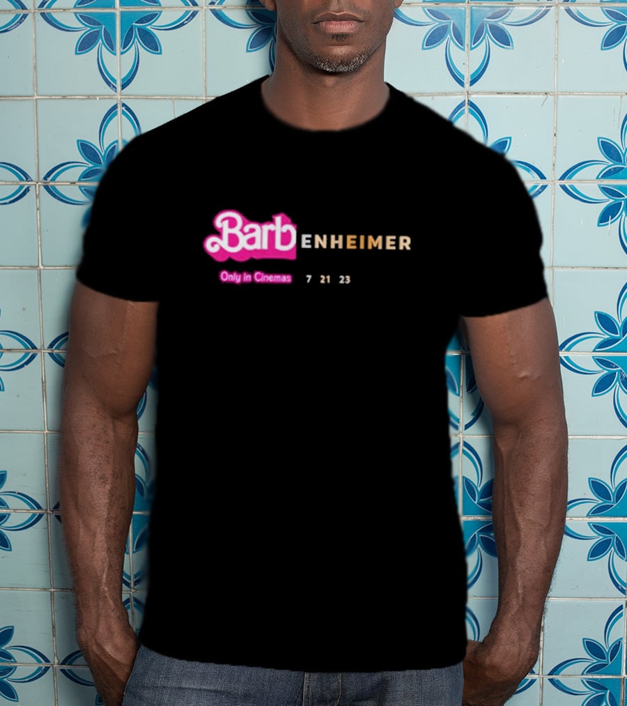 Barbenheimer Barbie Movie Oppenheimer Only In Cinemas 7 21 23 T-Shirt