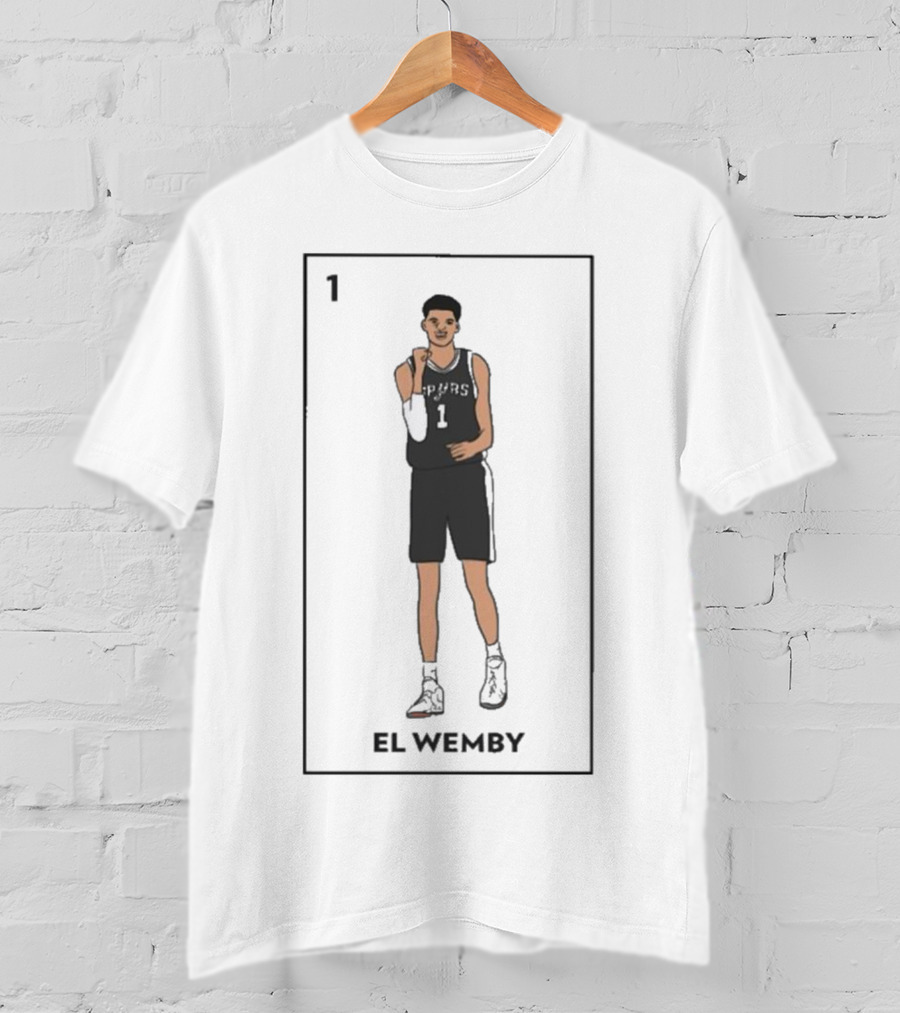 El Wemby Loteria Spurs 1 T-Shirt