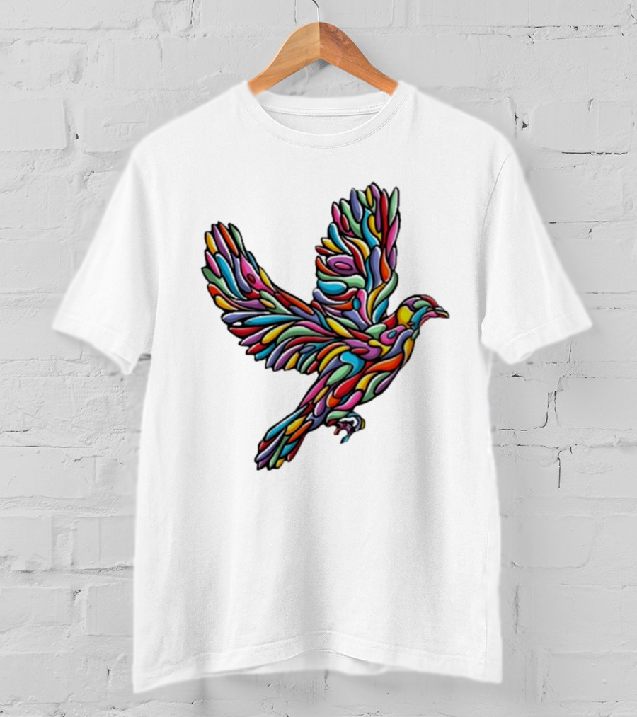 Glenside Local Solidarity Multicolored Dove T-Shirt