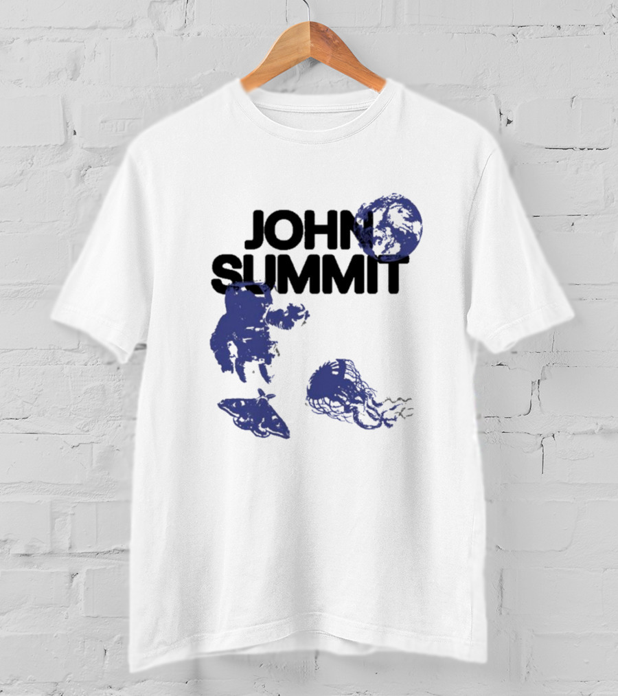 JOHN SUMMIT Astronaut Jellyfish Moon Blue Exploration T-Shirt