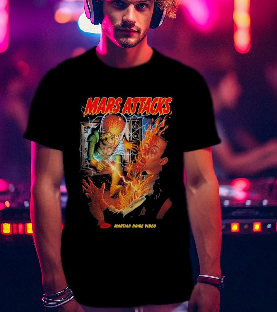 Mars Attacks Martian Home Video 23 T-Shirt