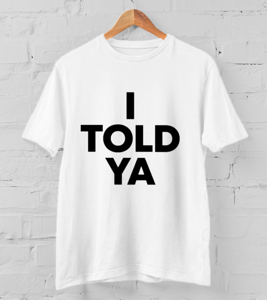Zendaya Wearing I Told Ya T-Shirt