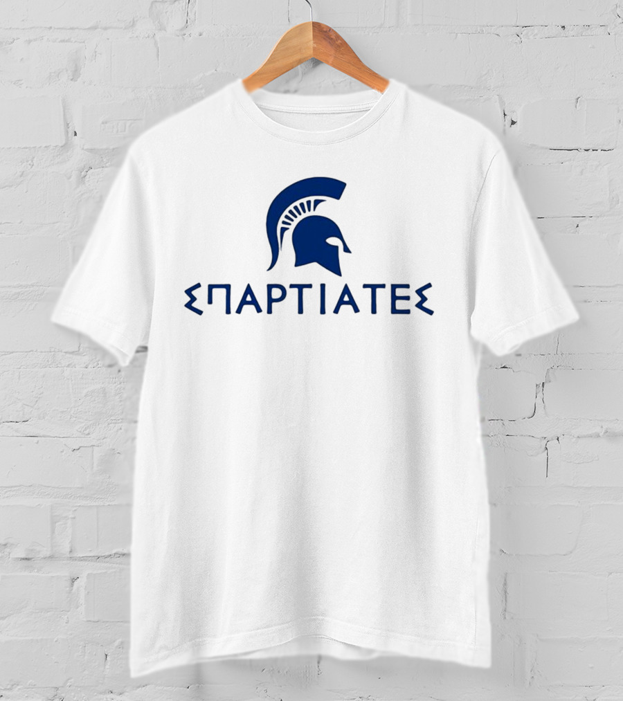 Christinate28 Σπαρτιατεσ Spartan Helmet T-Shirt