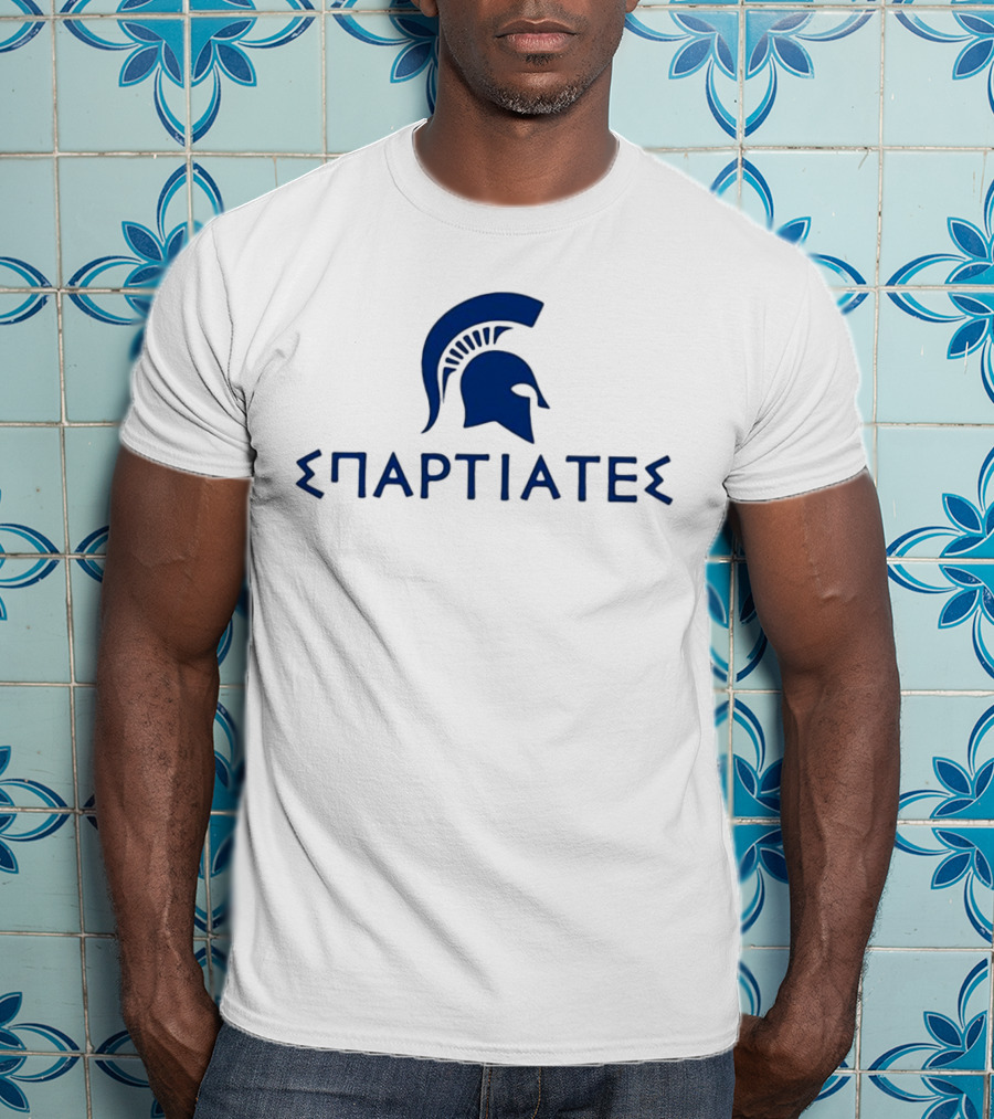 Christinate28 Σπαρτιατεσ Spartan Helmet T-Shirt