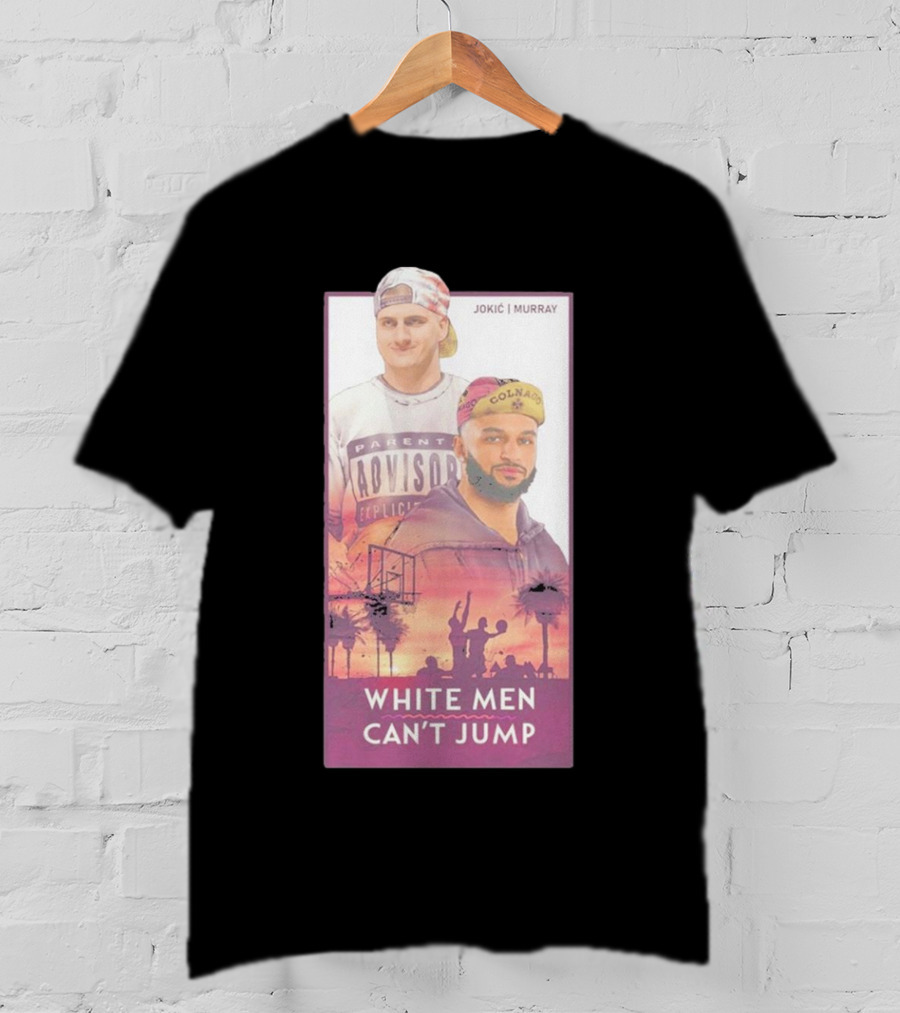 Jokic Murray White Men Can’t Jump Lurk T-Shirt