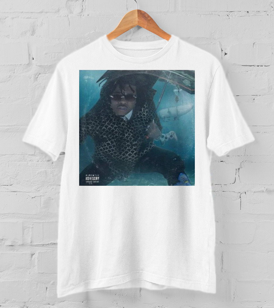 Parental Advisory Gunna Oceangate Album Cover Submarine Underwater T-Shirt