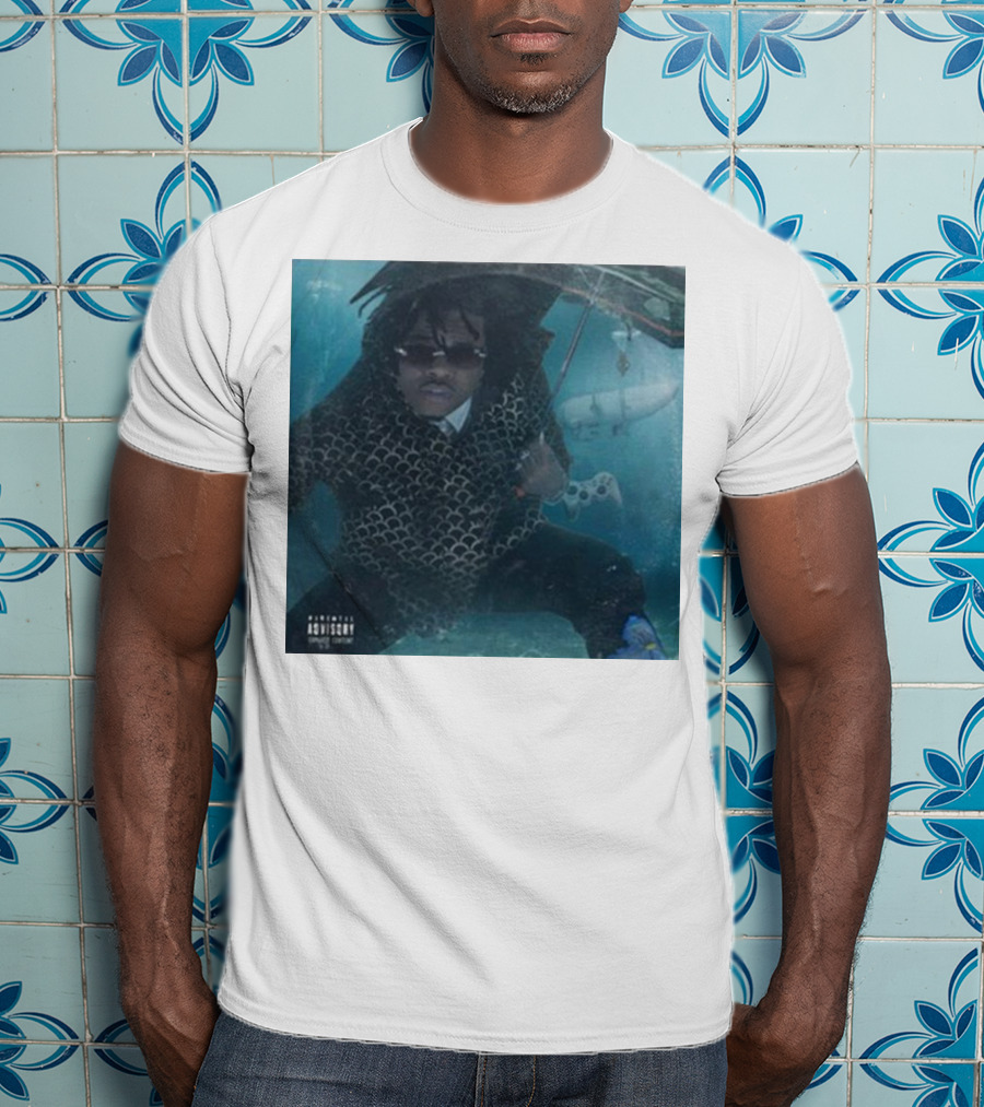 Parental Advisory Gunna Oceangate Album Cover Submarine Underwater T-Shirt