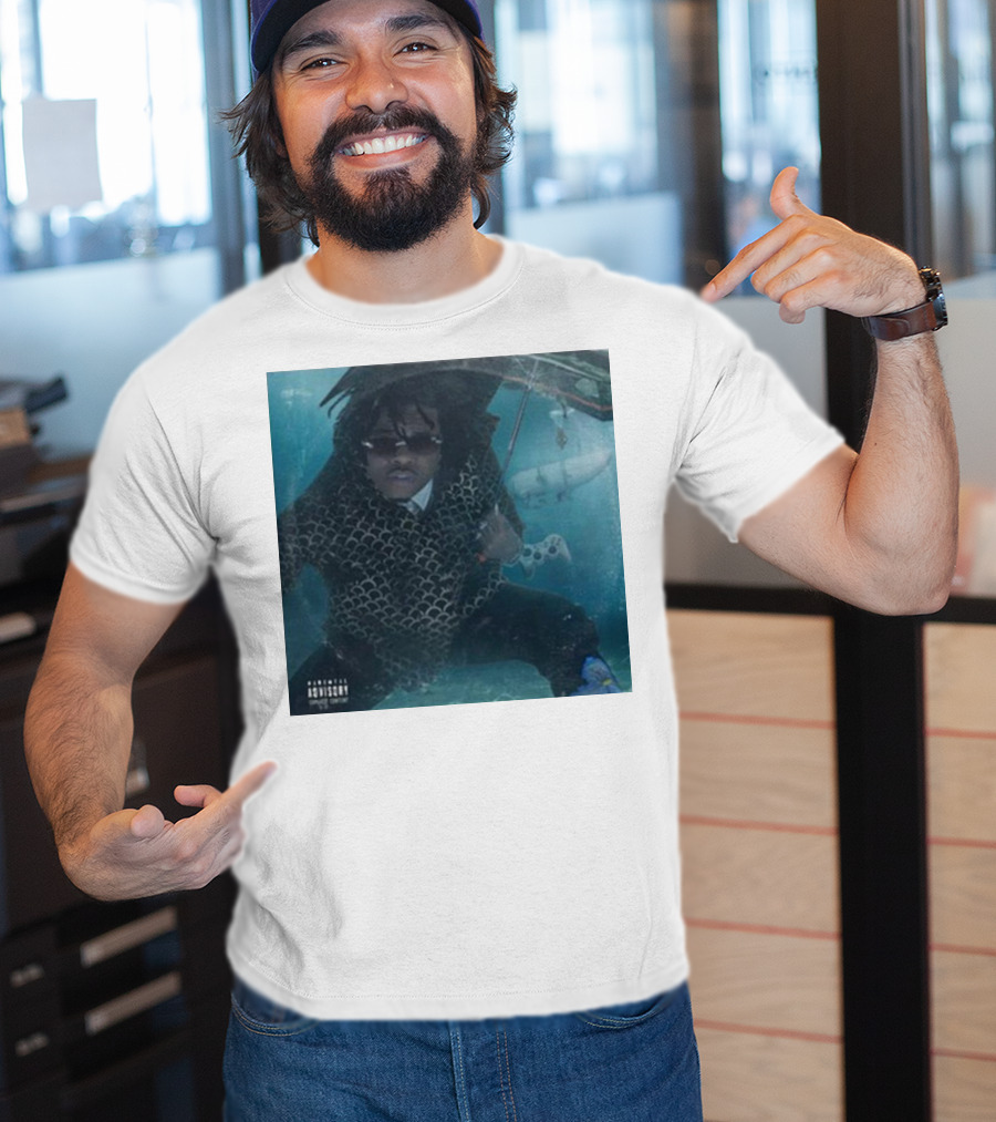 Parental Advisory Gunna Oceangate Album Cover Submarine Underwater T-Shirt