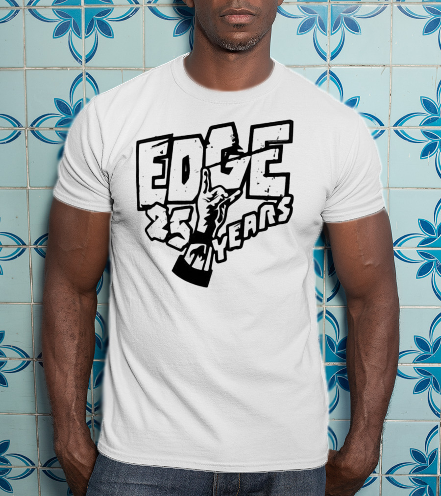 Edge 25 Years Rock Hand Gesture T-Shirt