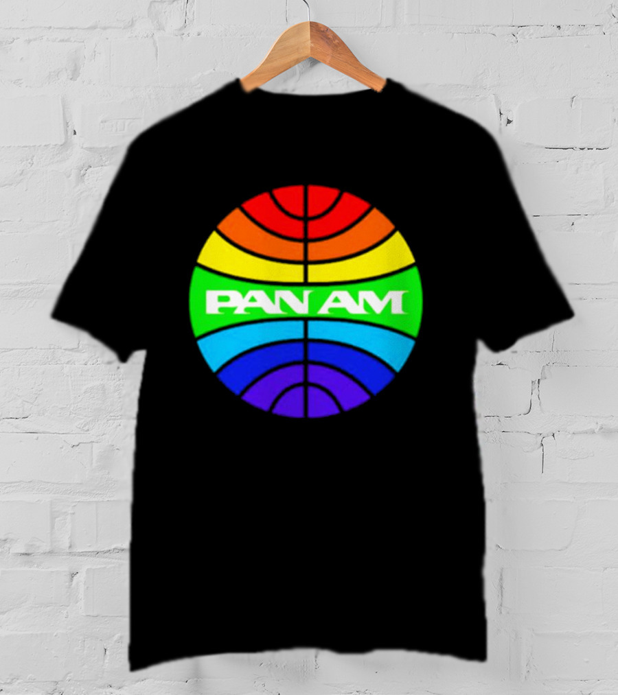 Pan Am Rainbow Circular Emblem T-Shirt