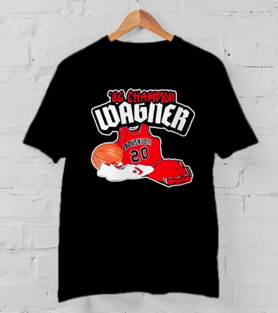 86 Champion Wagner Basketball Jersey 20 Louisville T-Shirt