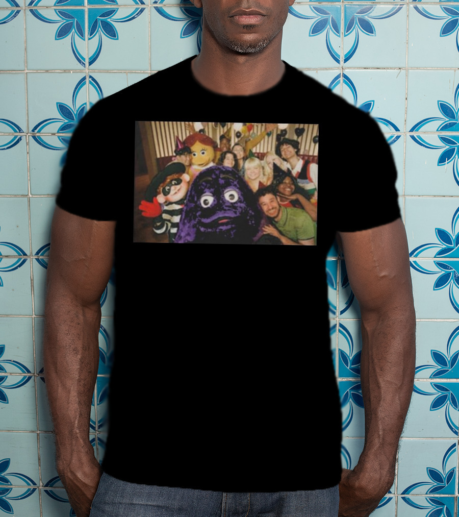 Hbd Funny Face Grimace McDonald's T-Shirt