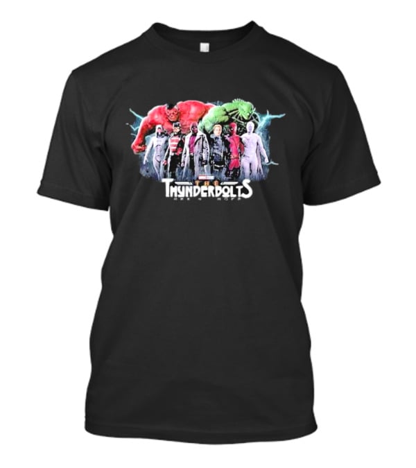 Marvel Studios Thunderbolts Rise Of The Red Hulk And Green Lizard Team Characters T-Shirt