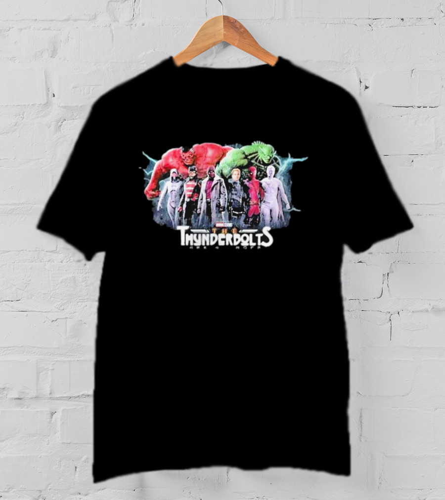 Marvel Studios Thunderbolts Rise Of The Red Hulk And Green Lizard Team Characters T-Shirt