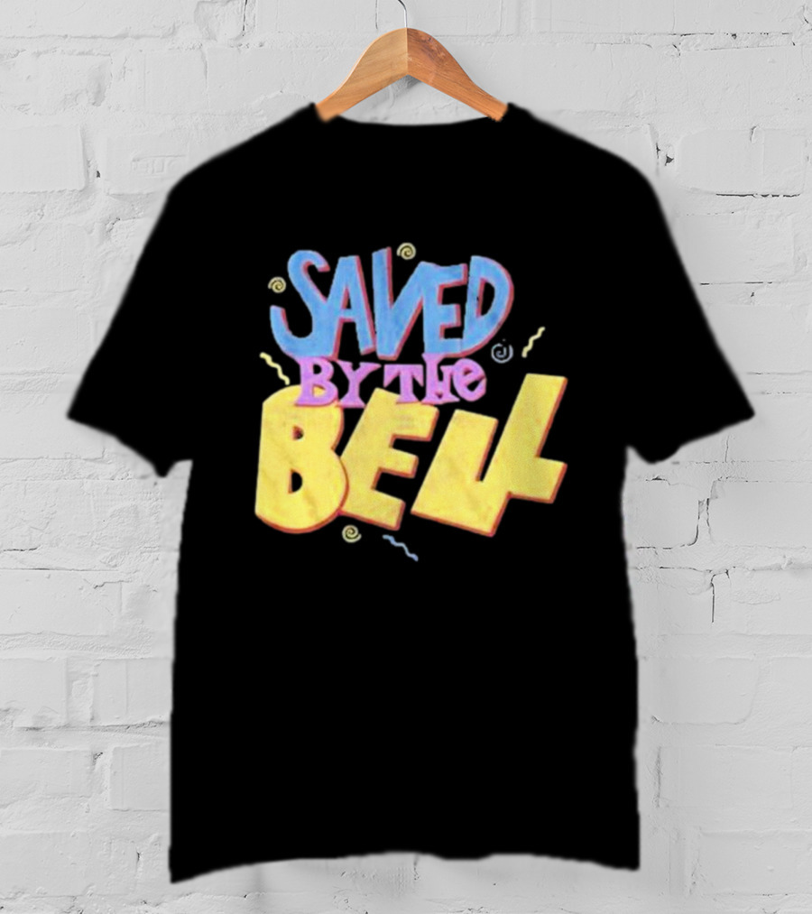 Saved By The Bell 90s Retro Faded Squiggles T-Shirt