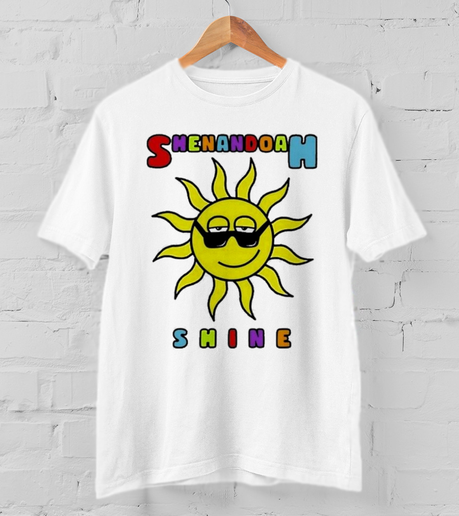 Shenandoah Shine Merch Sunshine Sun With Sunglasses T-Shirt