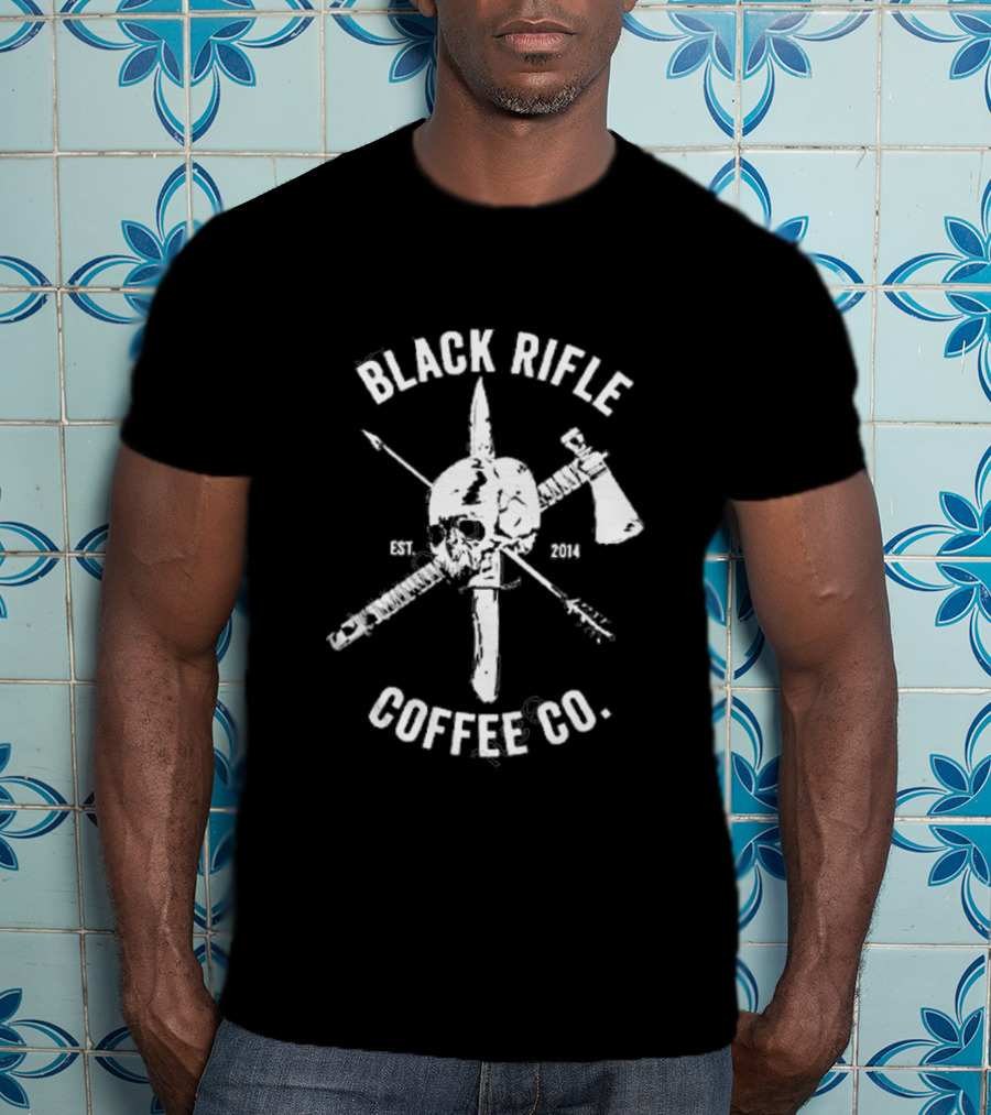 Black Rifle Coffee Co Skull Logo Est. 2014 T-Shirt
