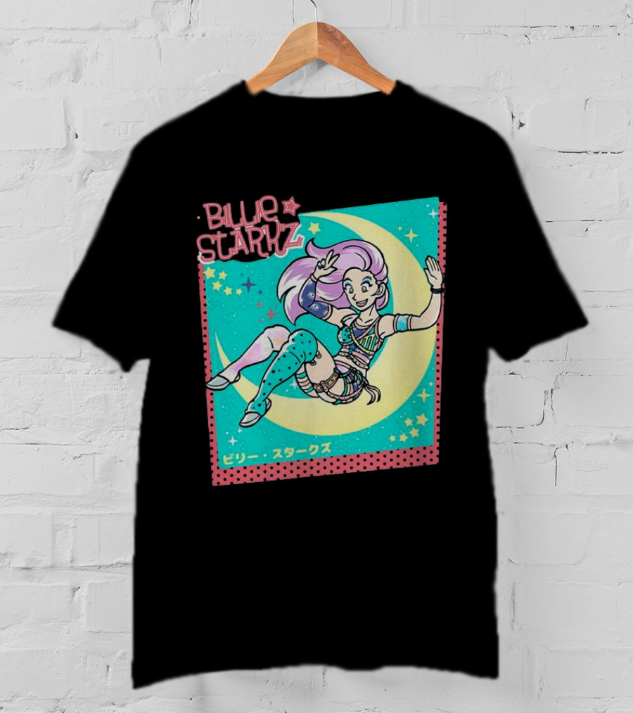 Billie Starkz All Elite Wrestling Moon Jump T-Shirt