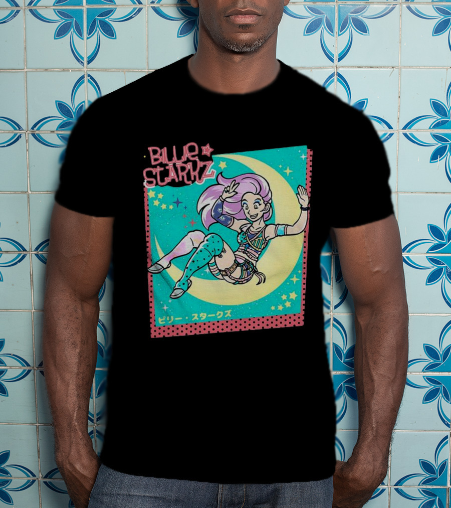 Billie Starkz All Elite Wrestling Moon Jump T-Shirt