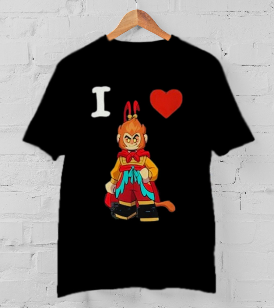 I Love Monkey King Lego Style Figure T-Shirt