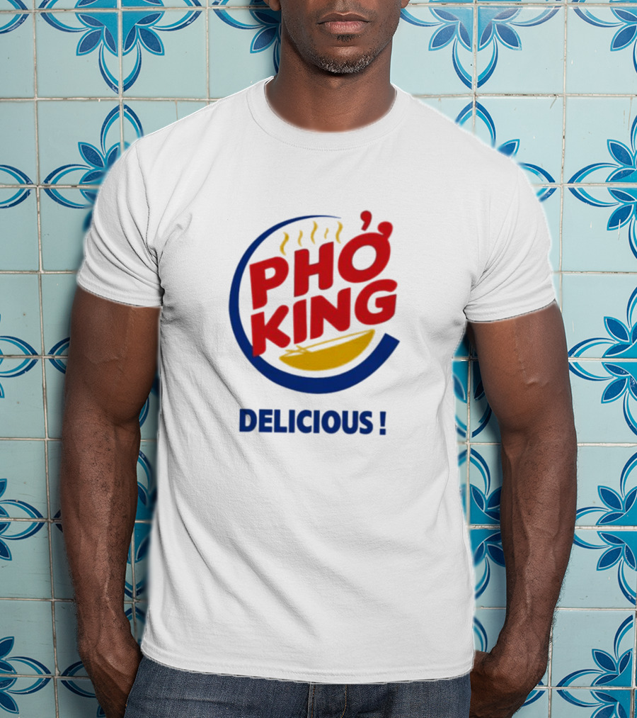 Joey Bizinger Wearing Phở King Delicious T-Shirt