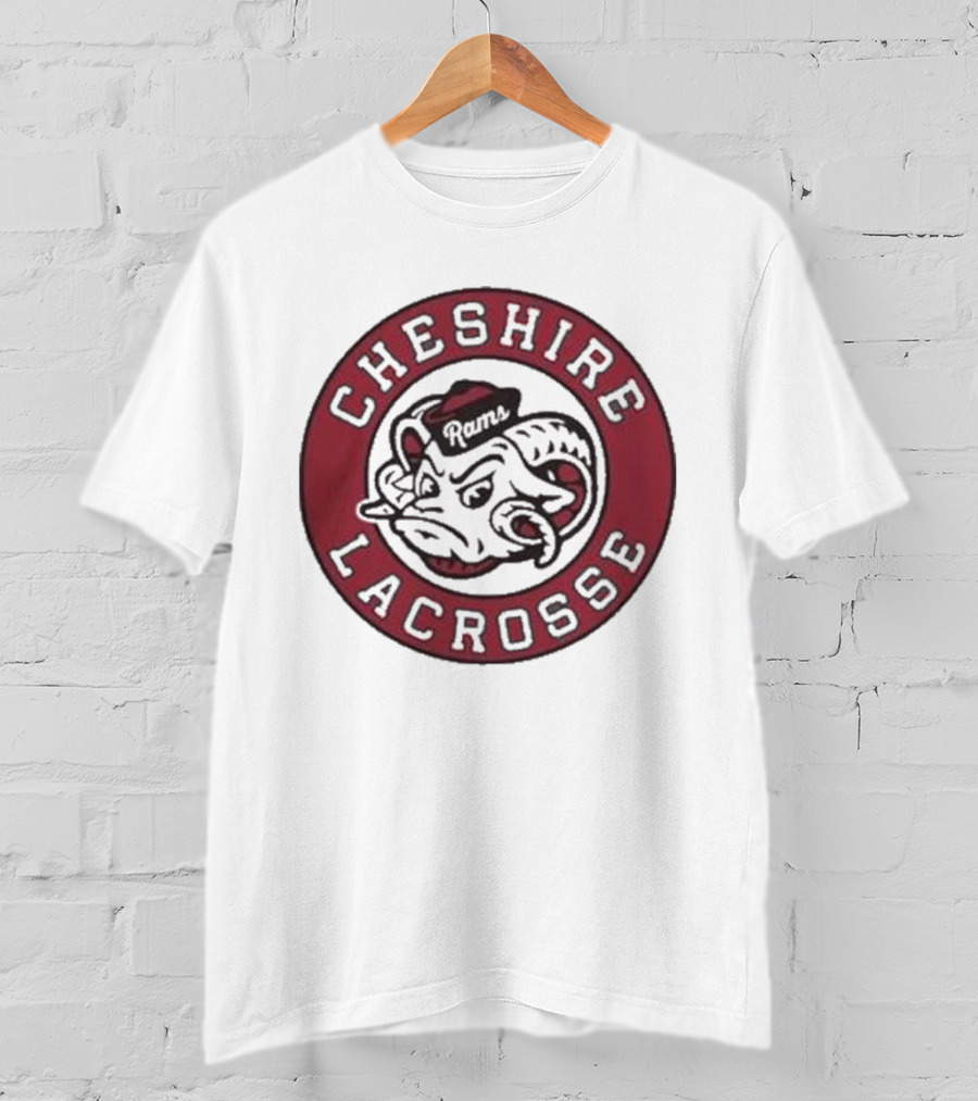 Cheshire Rams Lacrosse Team Emblem T-Shirt