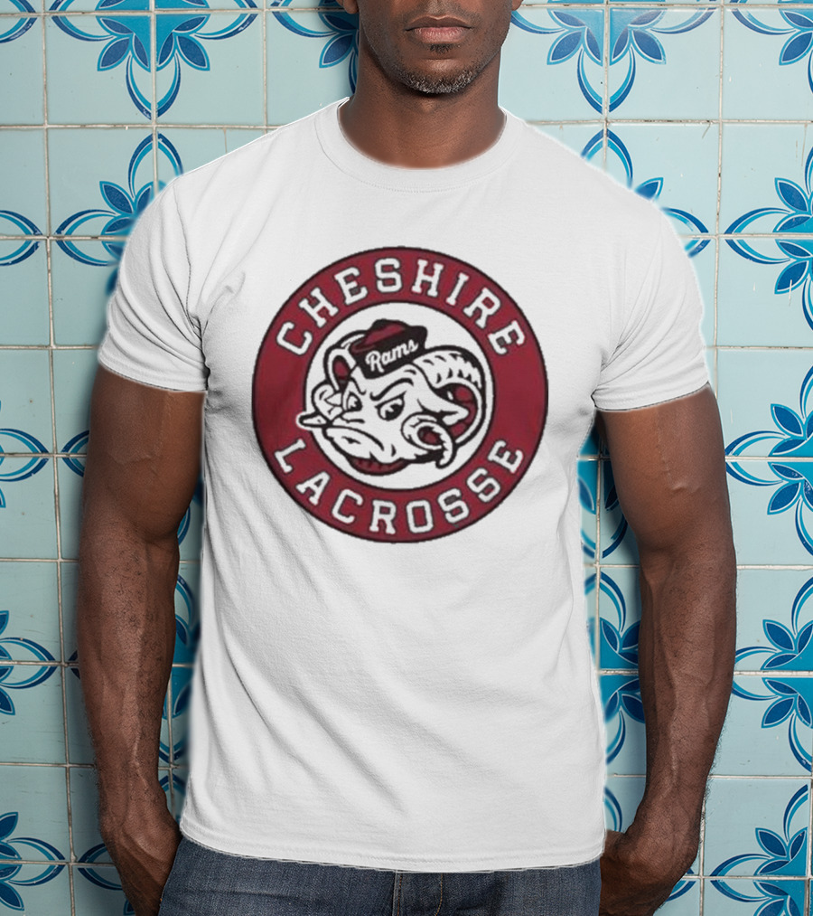 Cheshire Rams Lacrosse Team Emblem T-Shirt