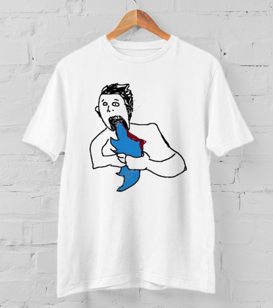 Elon Chewing The Twitter T-Shirt
