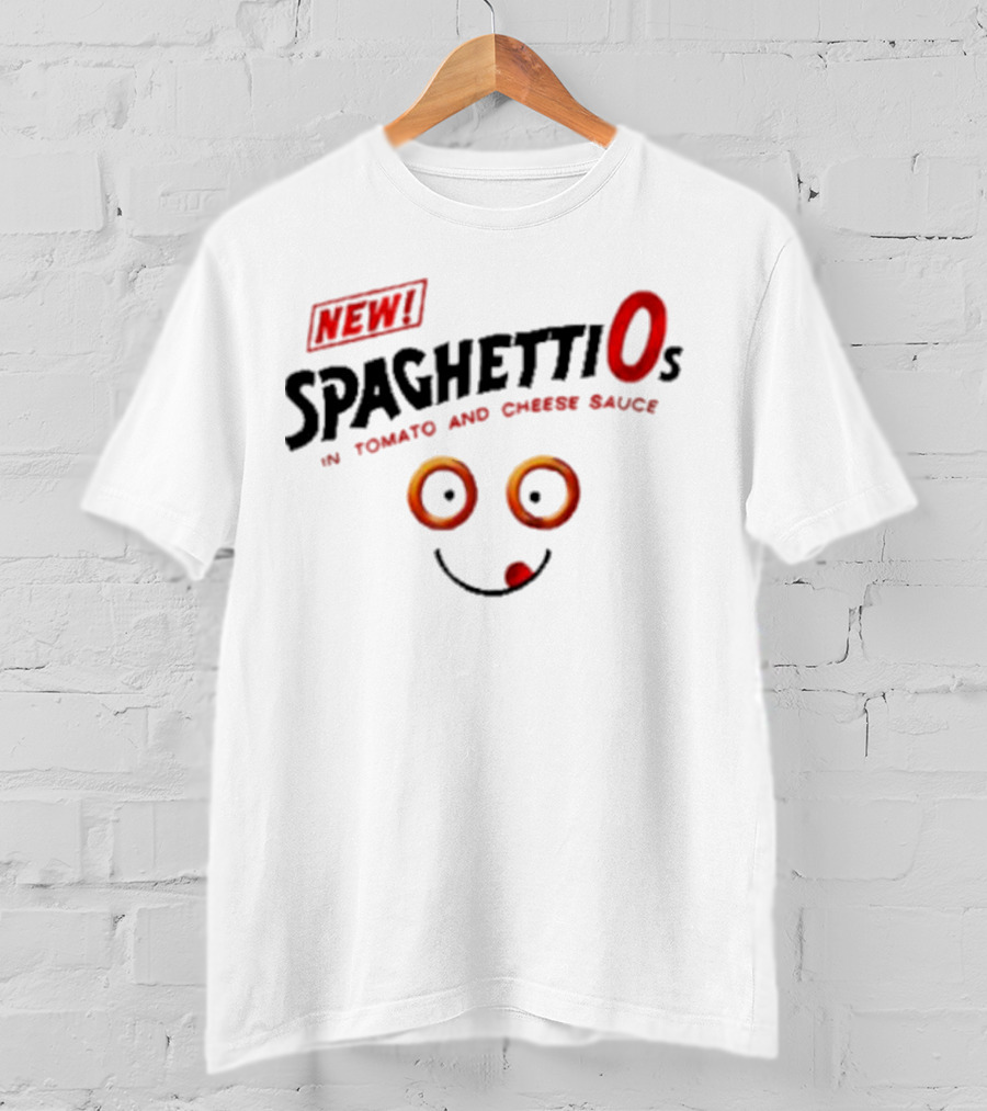 New SpaghettiOs In Tomato And Cheese Sauce With Smiley Face T-Shirt