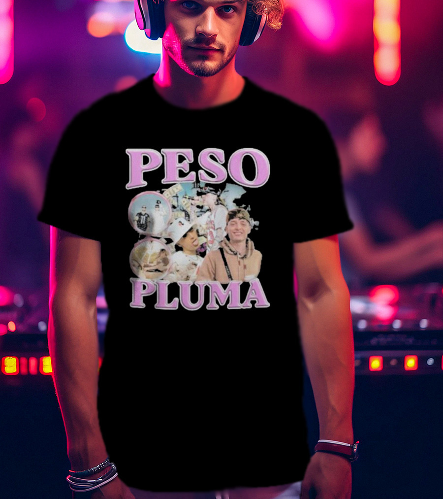 Peso Pluma Pink Collage T-Shirt