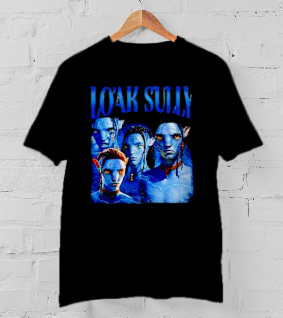 Lo'ak Sully Avatar Characters Blue Na'vi T-Shirt