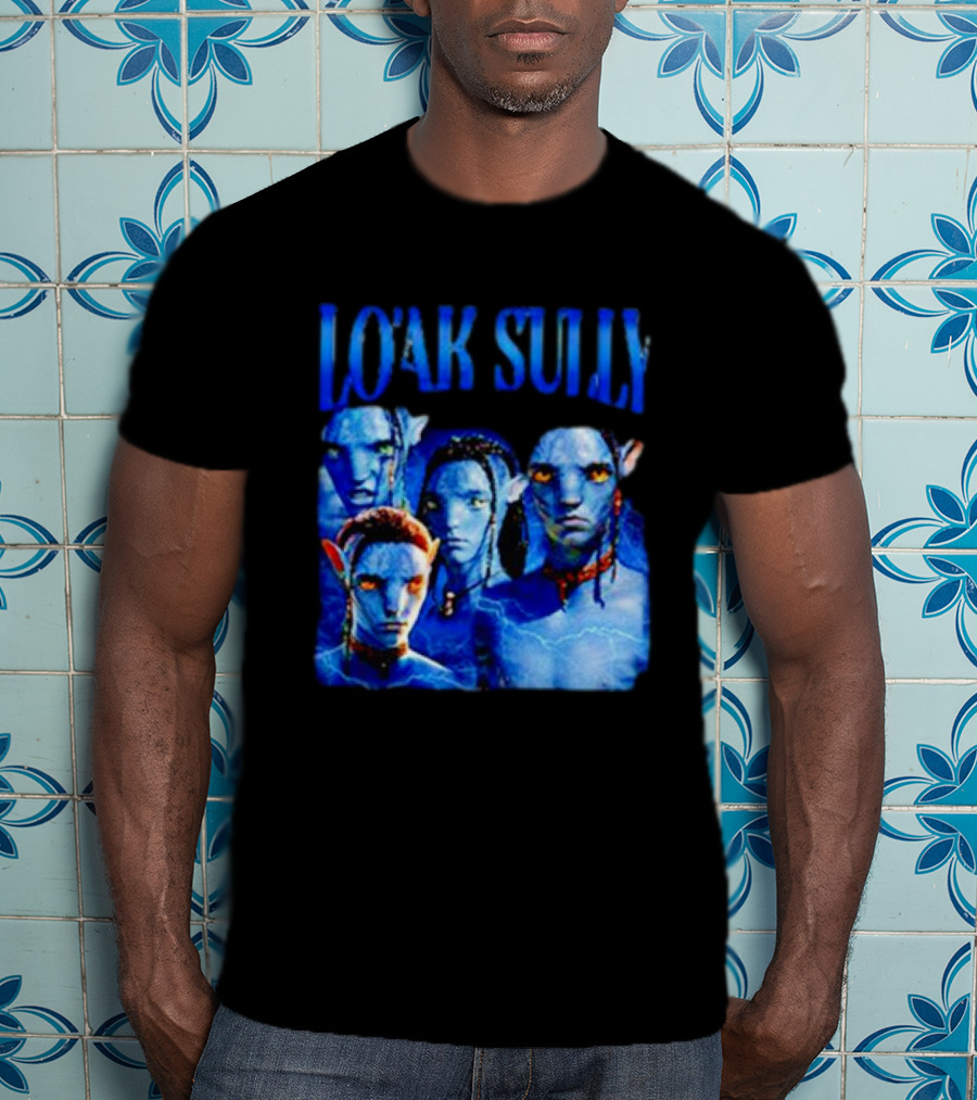 Lo'ak Sully Avatar Characters Blue Na'vi T-Shirt