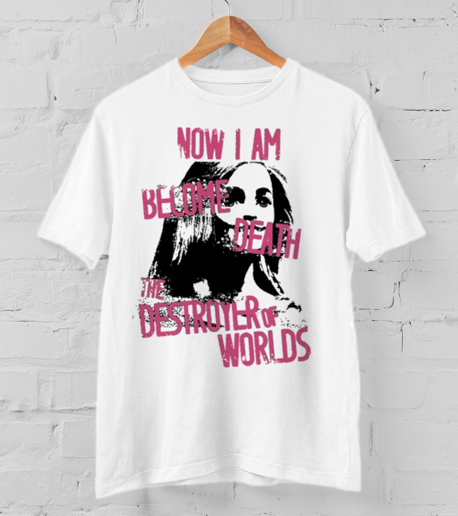 Now I Am Become Death Grunge The Destroyer Of Worlds T-Shirt