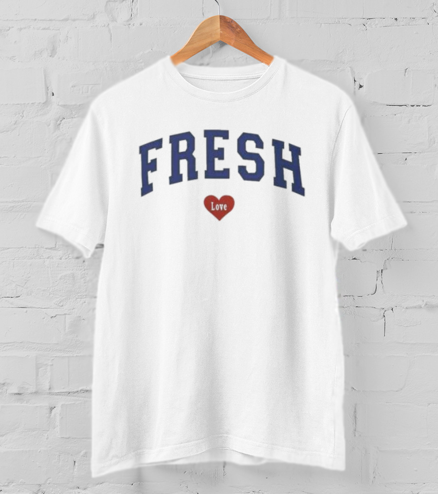 FRESH Love Varsity Heart T-Shirt