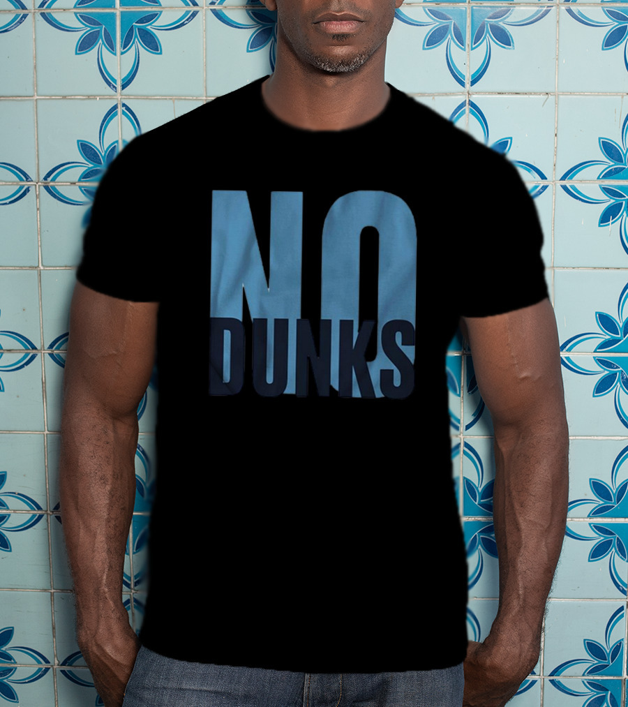 No Dunks Podcast Merchandise Blue T-Shirt