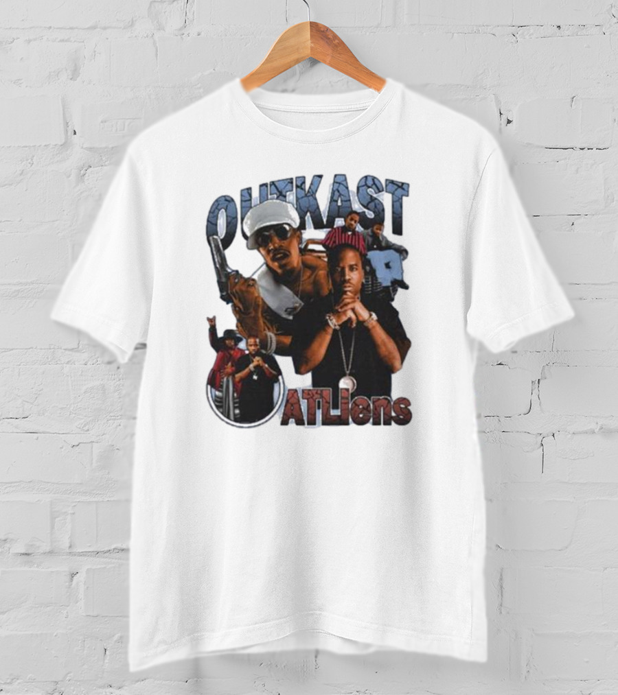 OutKast ATLiens Vintage Hip Hop Collage T-Shirt