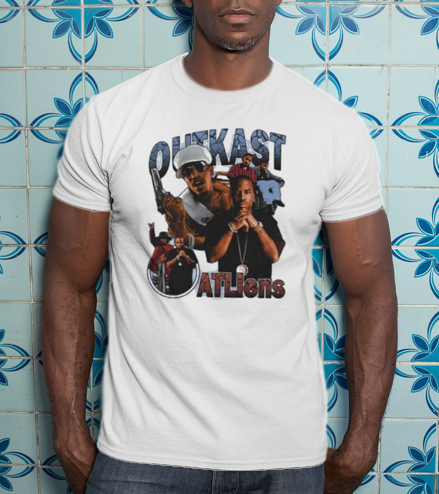 OutKast ATLiens Vintage Hip Hop Collage T-Shirt