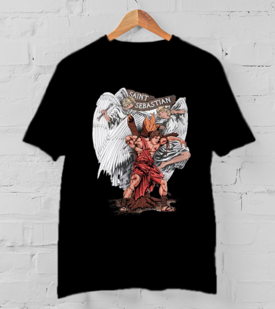 Saint Sebastian Angelic Guardians T-Shirt