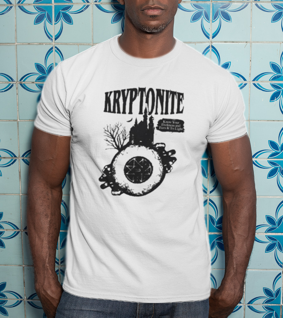 Vampa Kryptonite Haunted Castle And Wheel T-Shirt