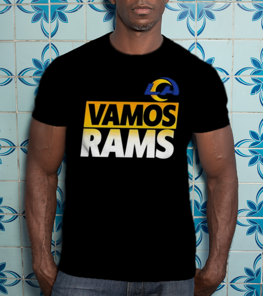 Los Angeles Rams Vamos American Football LA T-Shirt