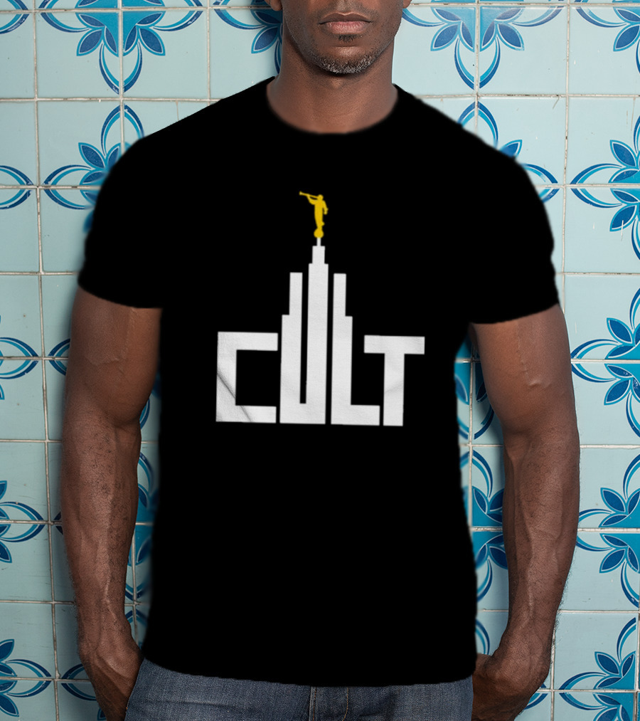 Exmormon Cult LDS Temple Angel Moroni Statues Iconic T-Shirt