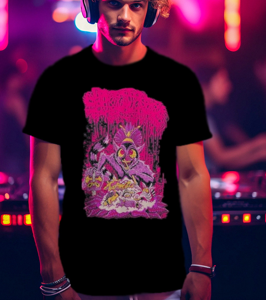 Madagascar I Like To Move It Move It Raccoon Painting T-Shirt