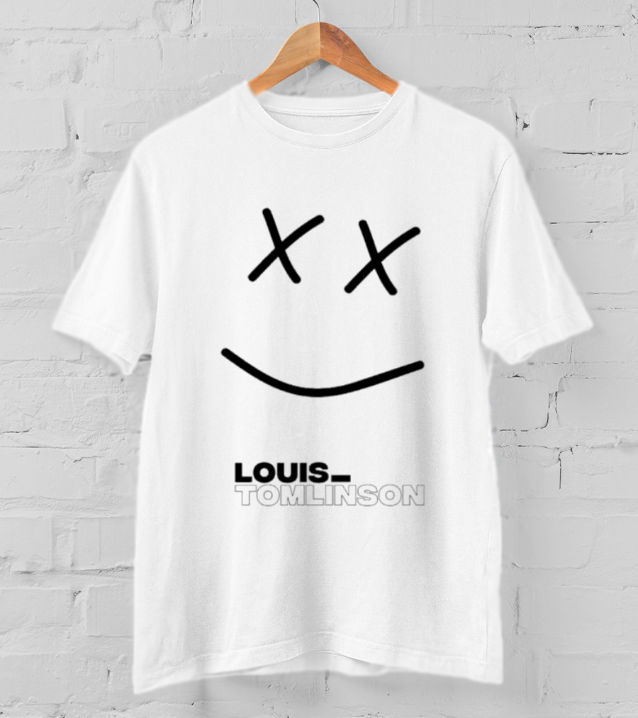 LOUIS TOMLINSON Smiley Face XX Eyes T-Shirt