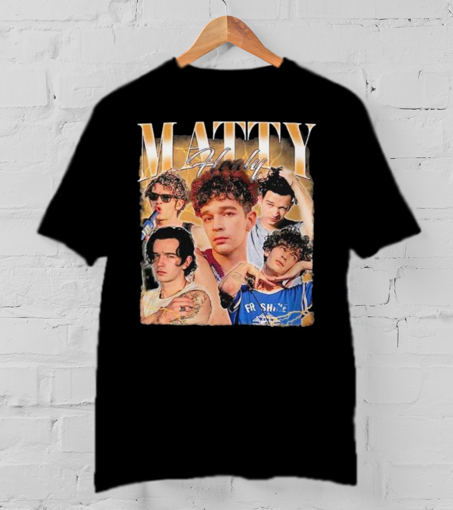 MATTY HEALY Collage Vintage Aesthetic T-Shirt