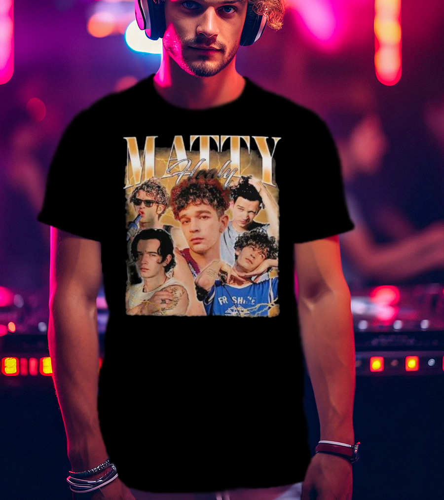 MATTY HEALY Collage Vintage Aesthetic T-Shirt
