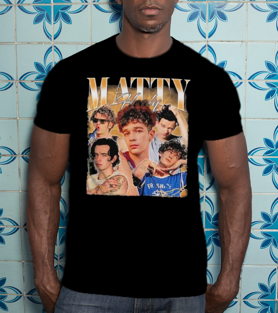 MATTY HEALY Collage Vintage Aesthetic T-Shirt